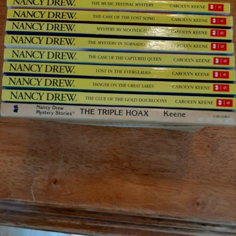 Nancy Drew Set of 9 for $50.Or each book for $6